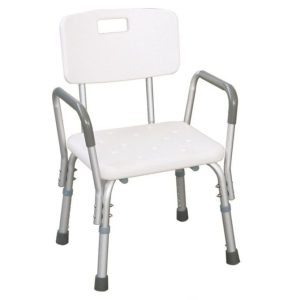 Shower Chair/seat With Armrest, Height Adjustable
